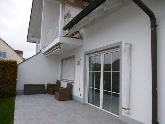 Blick auf die Südterrasse