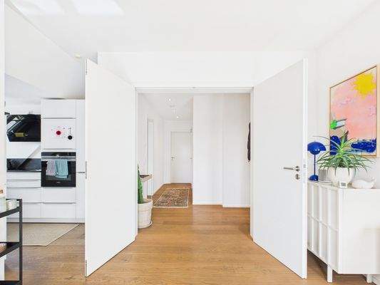 Offene Küche am Wohnbereich