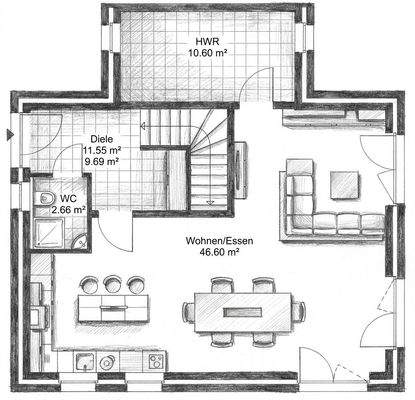 Grundriss Erdgeschoss