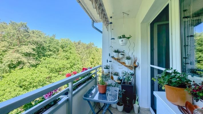 gemütlicher Balkon