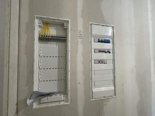 Internetverteiler und Sicherungen