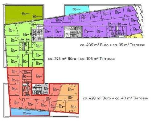BÜRO / 5. OG / ca. 1.309 m²