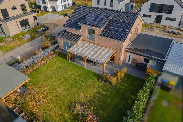 Gartenansicht von oben