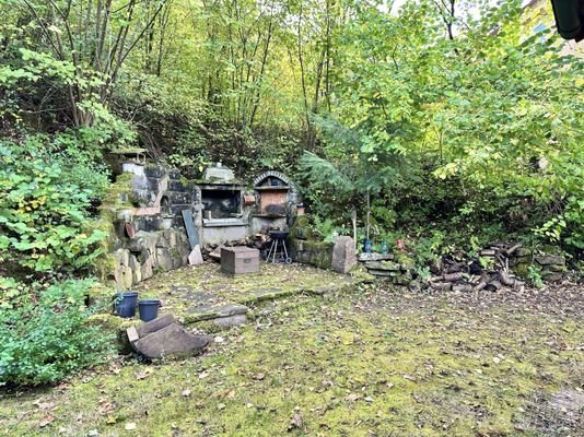 Grillplatz im Garten 