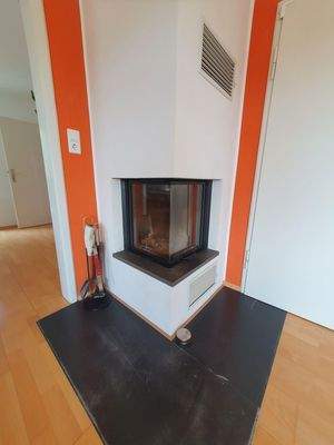 Kaminofen im Wohnzimmer