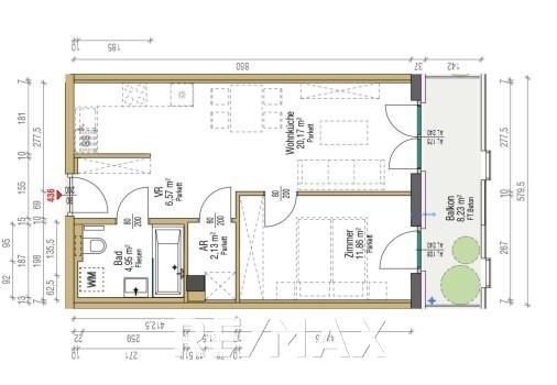 Grundriss Wohnung