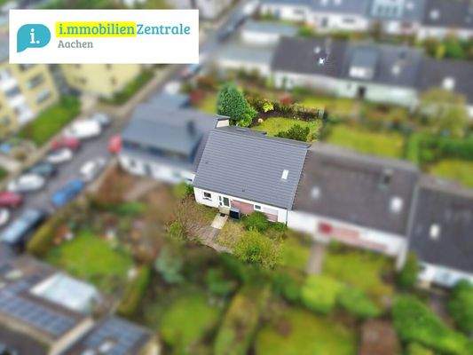 Drohnenperspektive Frontansicht 