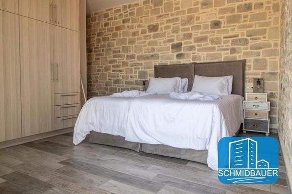 Kreta, Pitsidia: Villa mit Blick auf den Strand von Komos zu verkaufen