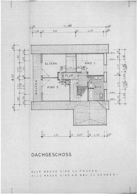 Grundriss Dachgeschoss