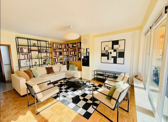 Wohnzimmer KI generiert