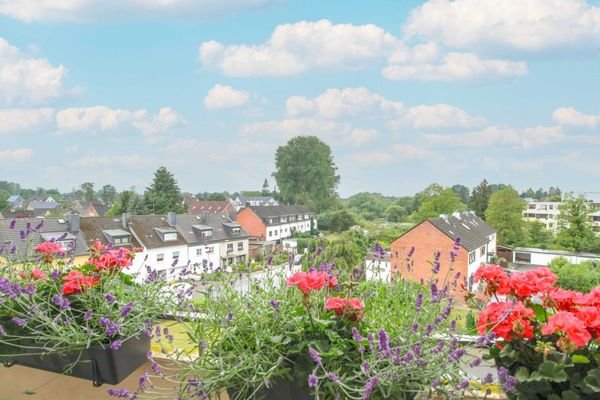 Ausblick vom Balkon