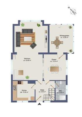 Grundriss Erdgeschoss