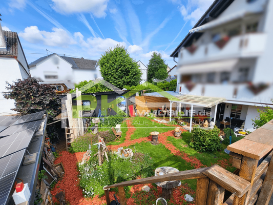 Gartenbereich von oben