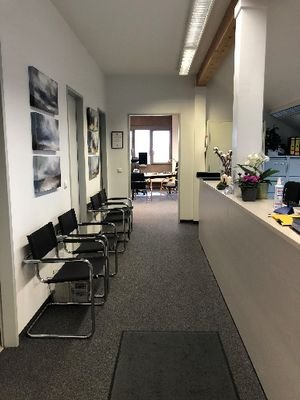 Empfang, Wartebereich, Büro