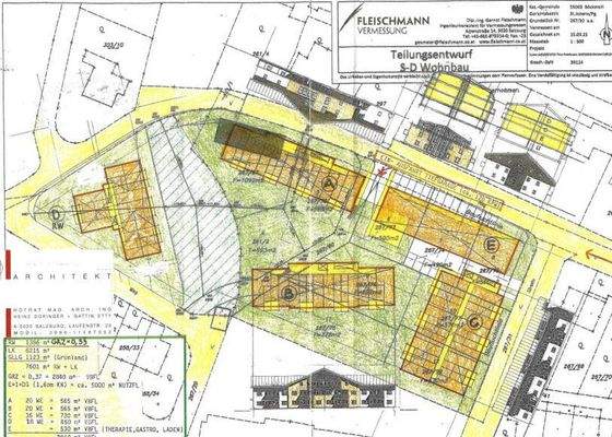 Mögliche Bebauungsstudie