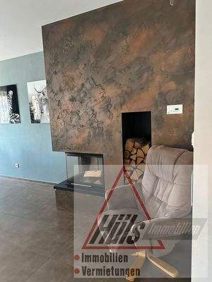 Kamin mit Wassertaschen