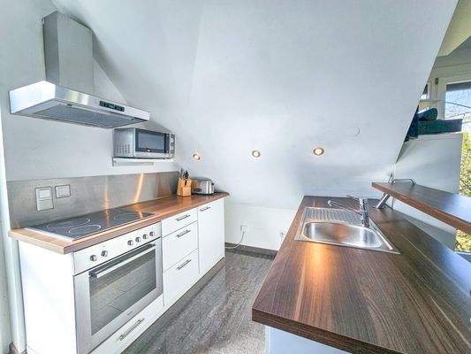 Küche in Wohnung im Nebengebäude