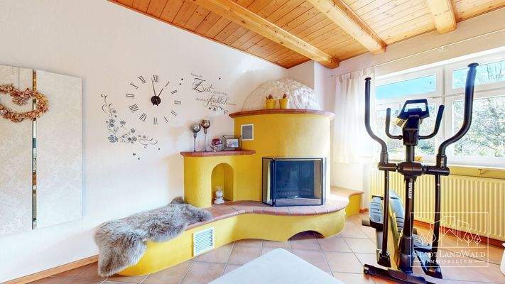 OG - Wohnzimmer Kamin