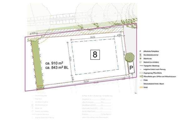 Lageplan Grundstück 8