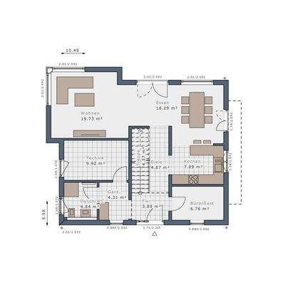 Grundriss Erdgeschoss