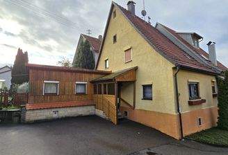 Hausansicht Anbau Eingang
