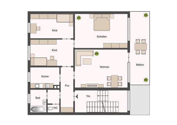 Wohnung Nr. 6 OG - Haus 6