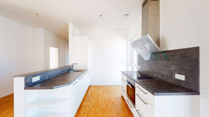 Moderne Einbauküche (Musterwohnung)