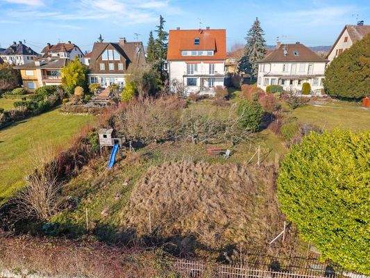 Grundstück mit großem Südgarten