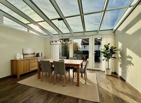 Wintergarten virtuell möbliert