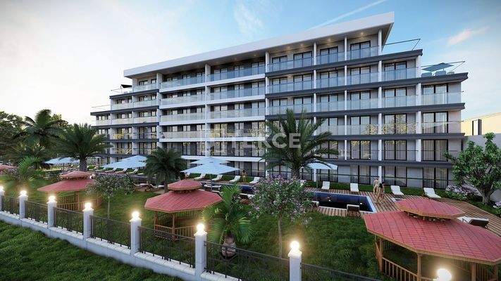 Apartments in a Project Near the Airport in Altıntaş Antalya