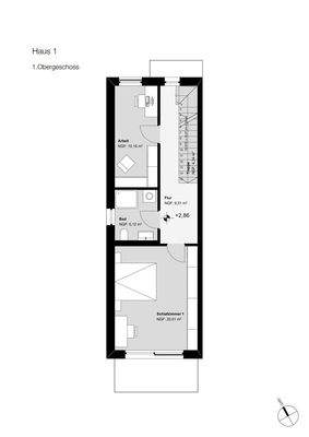 Grundrissplan Obergeschoss