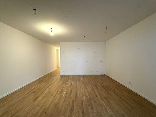 Wohnzimmer mit Kochnische