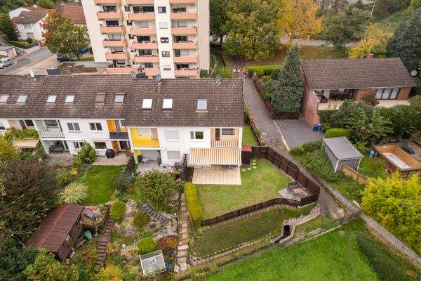 Drohnenansicht Gebäude Südostseite