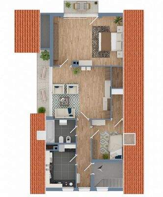 Grundriss Dachgeschoss