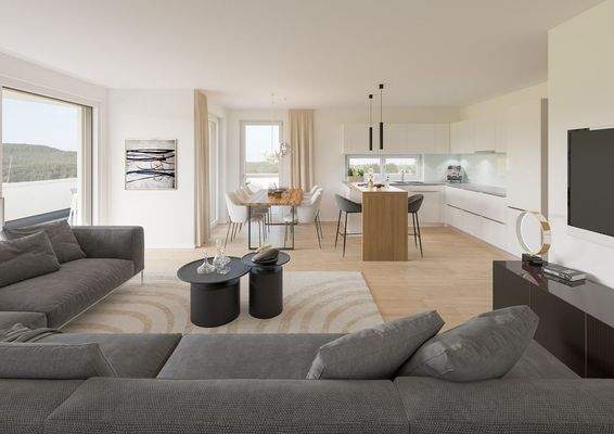 Visualisierung offenes Wohnen