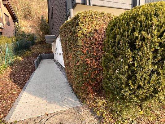 Zugang zum separaten Eingang