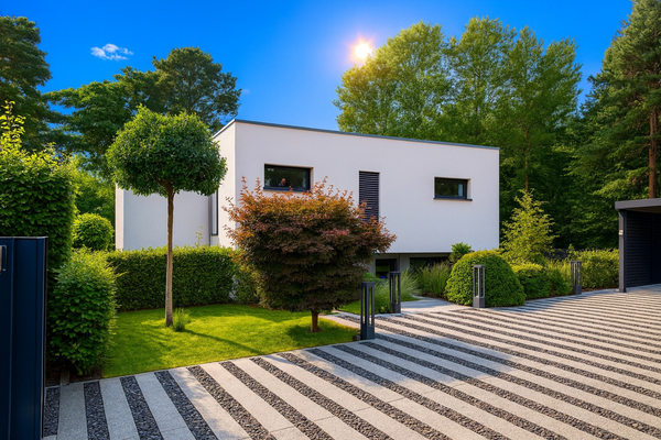 Hausansicht Eingangsbereich