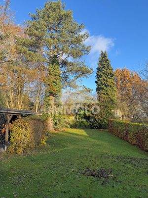 Garten der hinteren Doppelhaushälfte