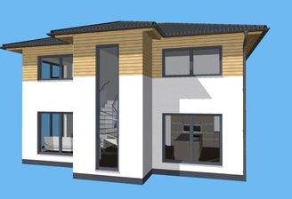 eine Stadtvilla mit 138 m² Wohnfläche