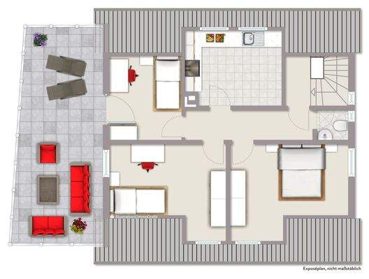 Grundriss Dachgeschoss