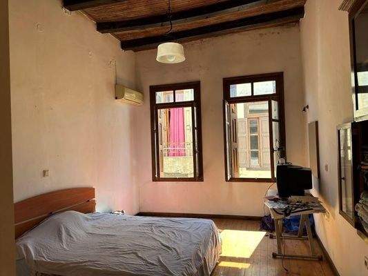 Kreta, Rethymno: Historisches Steinhaus mit privatem Garten in der Altstadt zu verkaufen