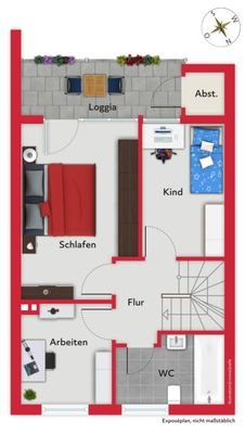 Grundriss Obergeschoss