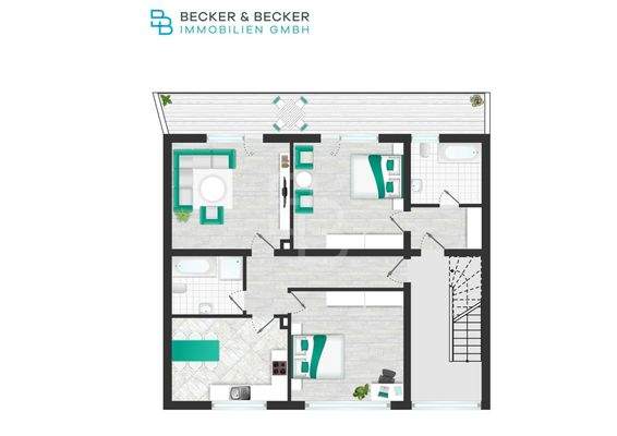 Grundriss Obergeschoss