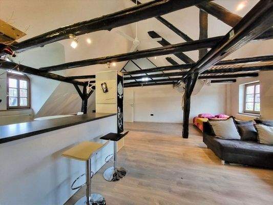 offene Küche mit Theke