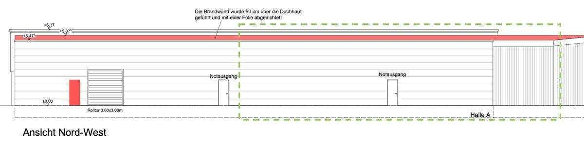 Ansicht Nord-West - Rückansicht