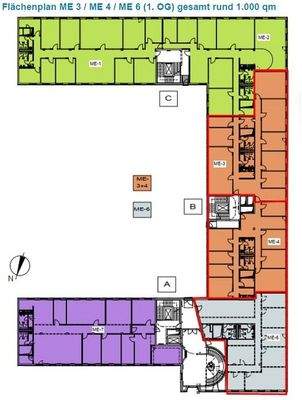 Grundriss_1 OG_ME346 1023 m²