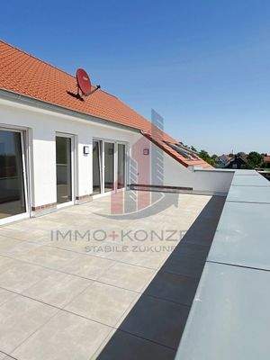 und die angrenzende Süddachterrasse