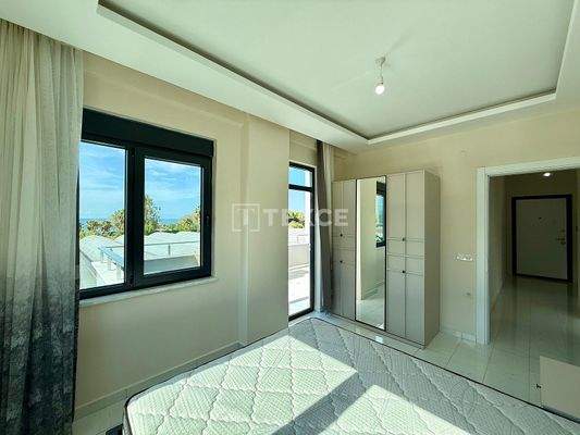 Furnished Sea-View Apartment in Alanya Kargıcak