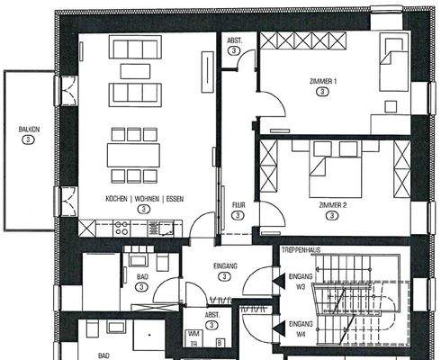 Wohnungsgrundriss