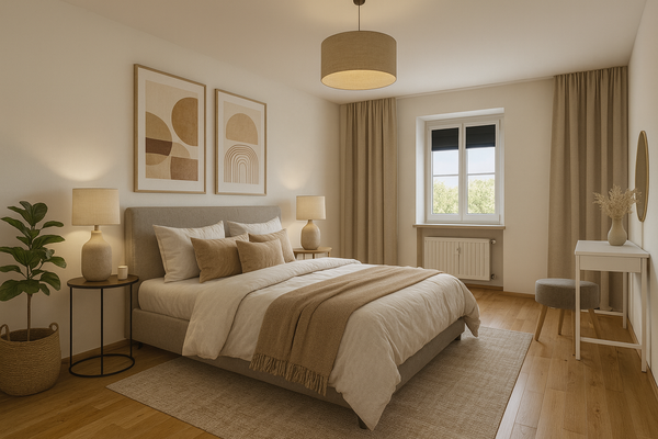 Beispiel Visualisierung Schlafzimmer